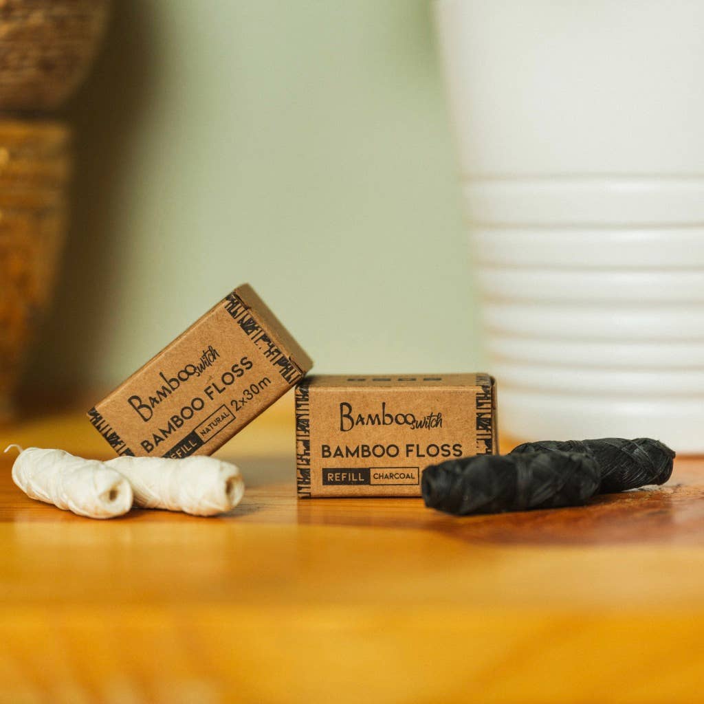 Bamboo Floss Refill 2 Pack : Bamboo Natural White Floss