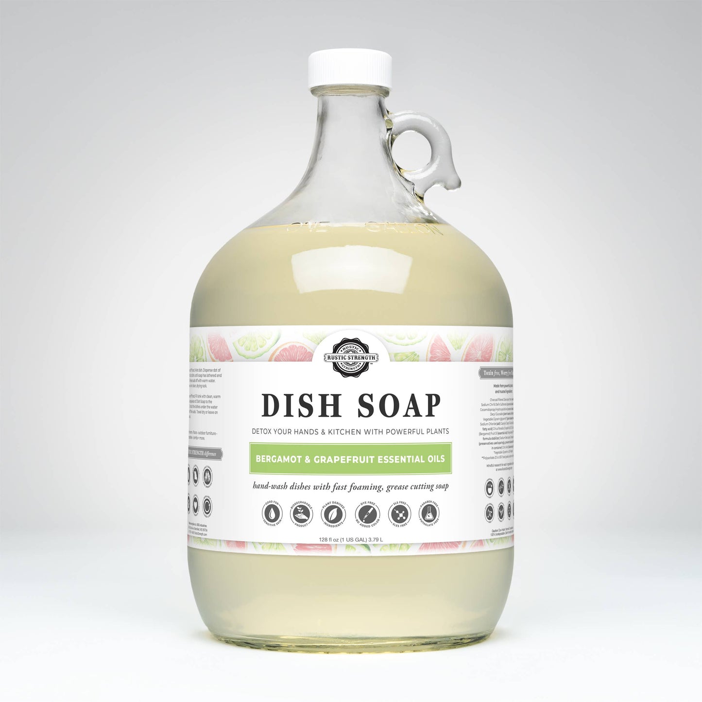 Bulk Refill Dish Soap | Sulfate Free - Soft on Skin | Powerful Cleaner: Lemon/Eucalyptus