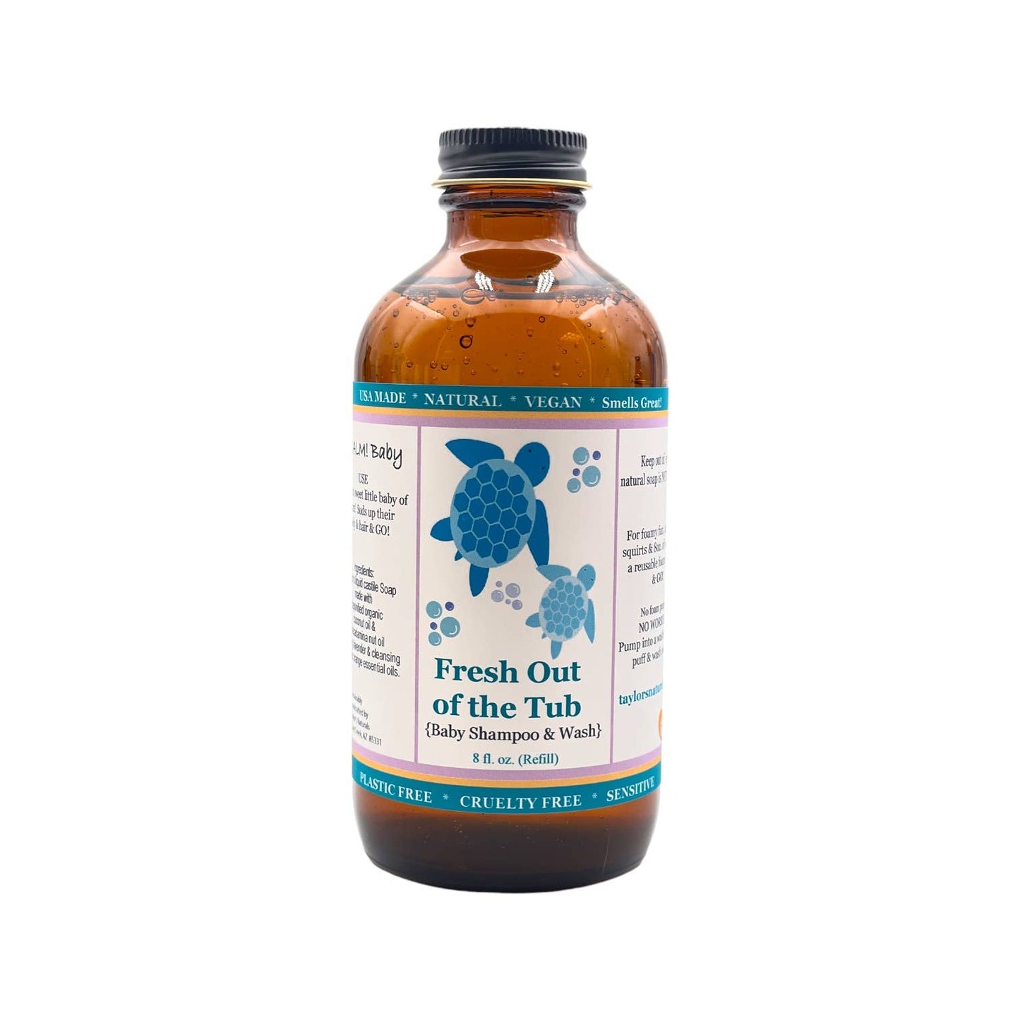 BALM! Baby - FRESH out of the TUB - Baby Wash & Shampoo: 9 oz - Aluminum with pump