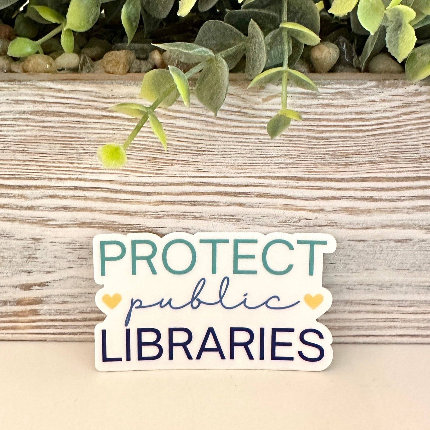 Protect Public Libraries Sticker