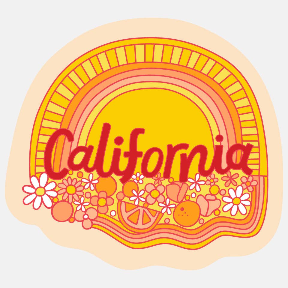 Cali Floral Sticker