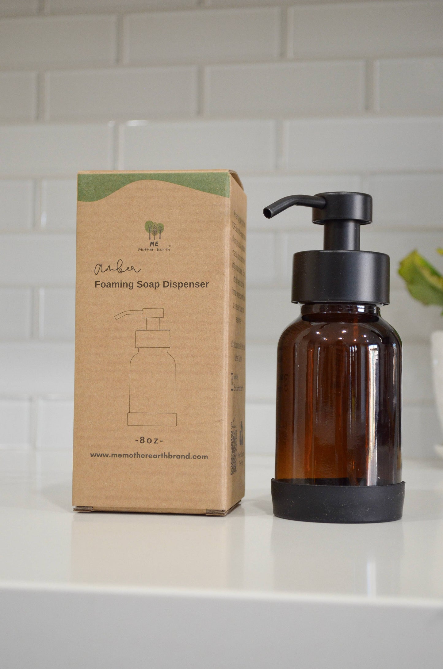 Amber Foaming Soap Dispenser