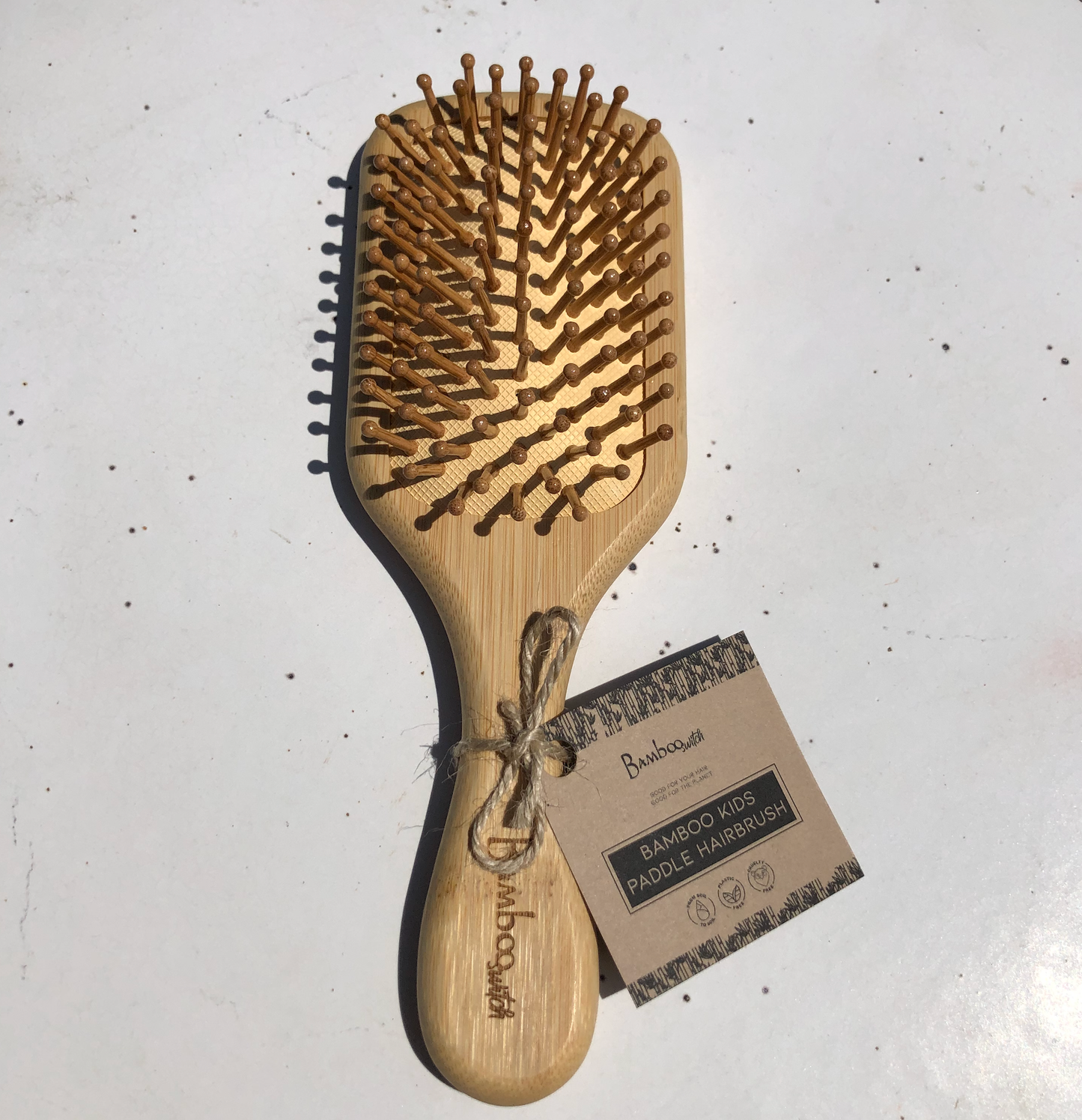 Bamboo Paddle Hairbrush | Small Paddle | Easter