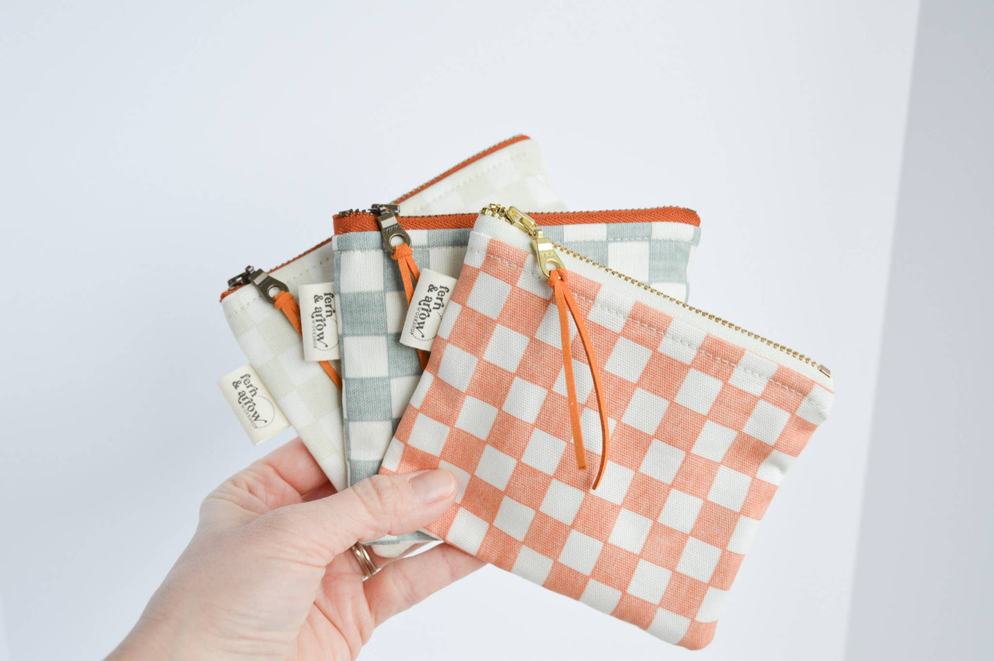 Vans Checkered Zipper Pouch: Small