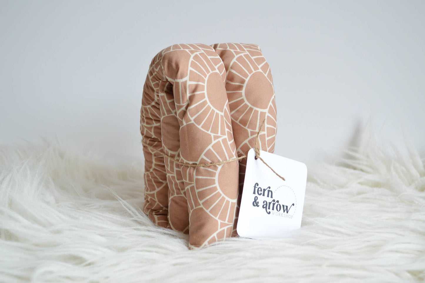 Boho Aromatherapy Neck Wrap - Small Mosaic Print: Pink