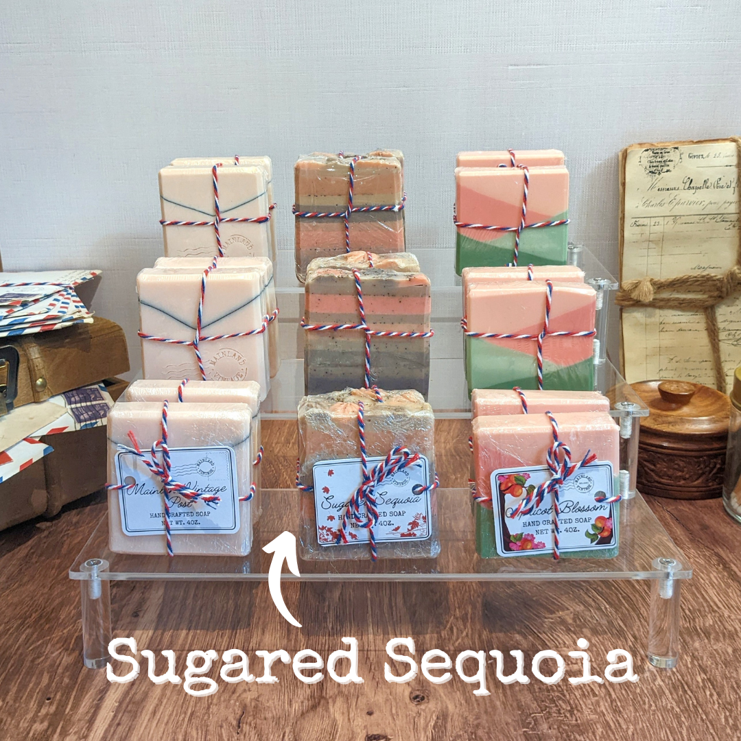 Sugared Sequoia - Exfoliating Coffee Scrub Shea Butter Soap