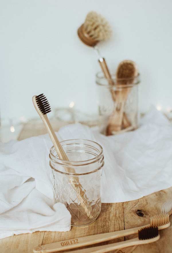 Bamboo Adult Toothbrush - Cream