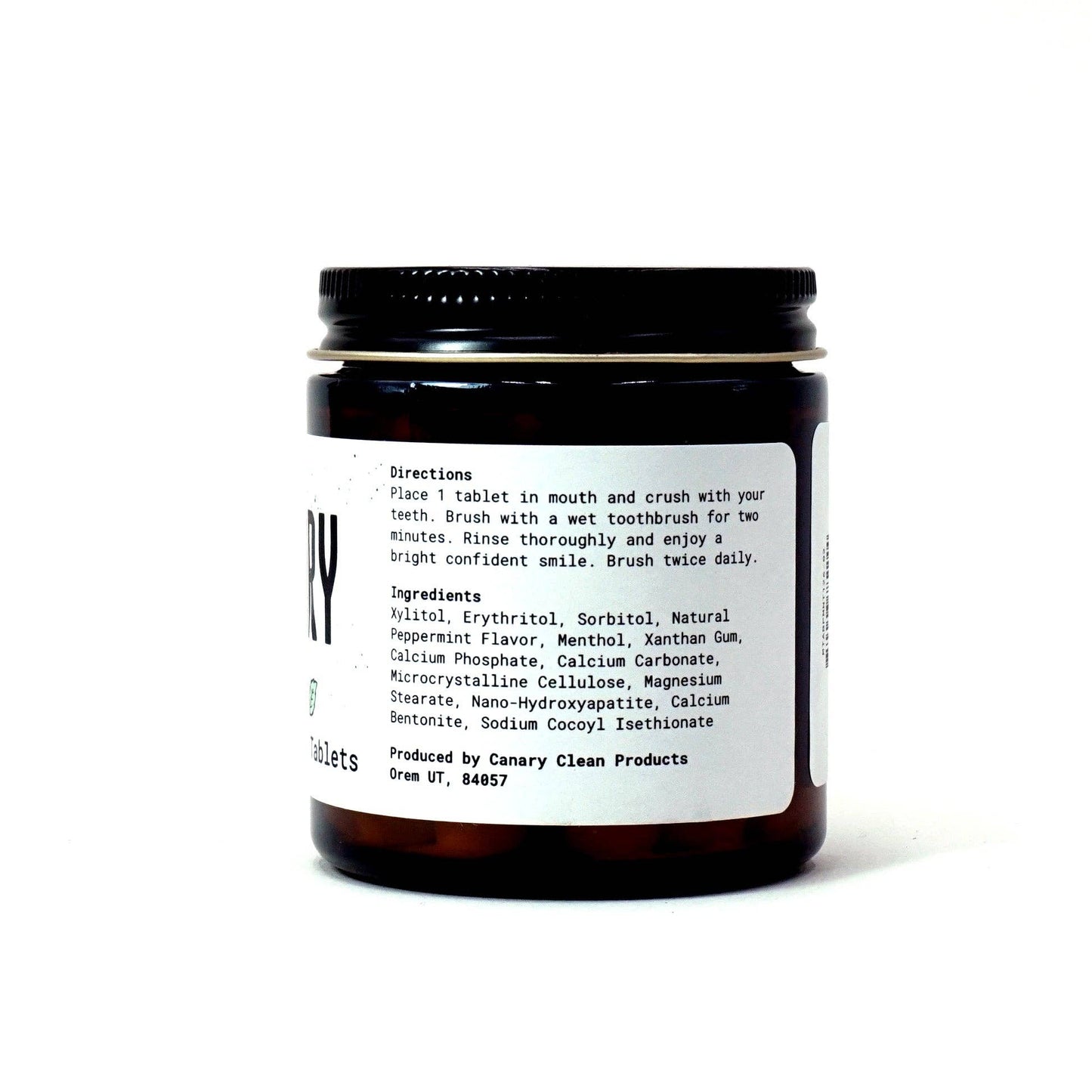 Wintergreen Toothpaste Tablets: 2 month supply jar - 126 tablets