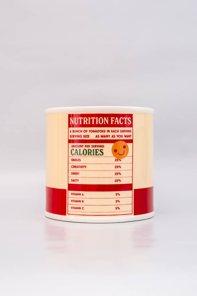 Ceramic Vase, Tomato Can