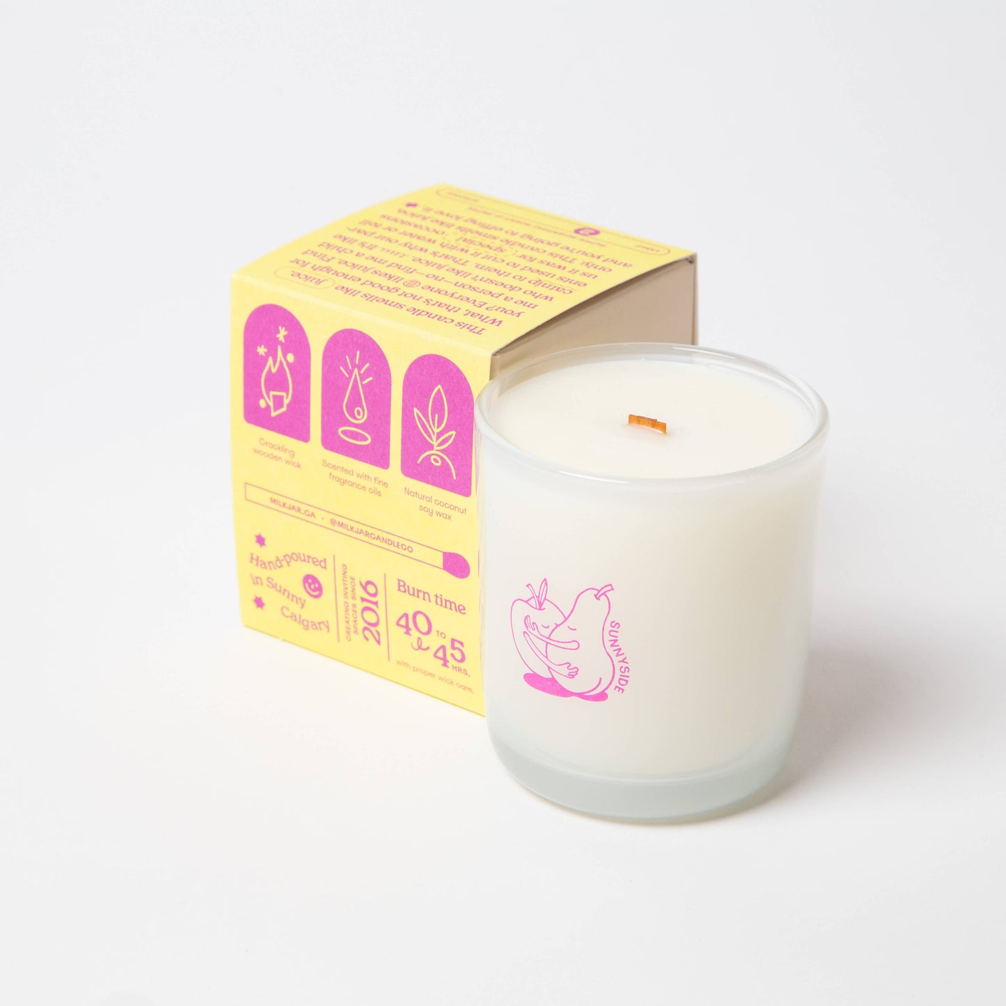 Sunnyside - Pear & Nectarine Coconut Soy 8 oz Candle