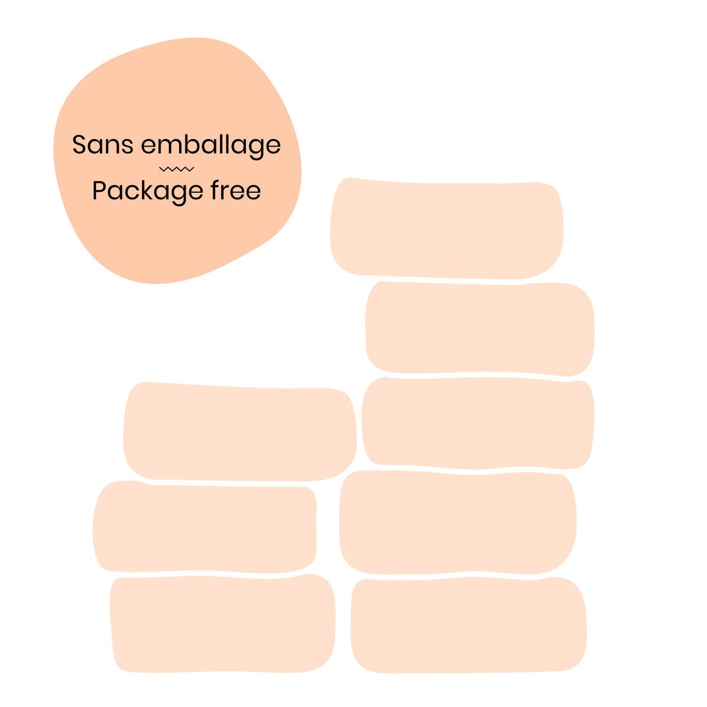 Package-free makeup remover bar