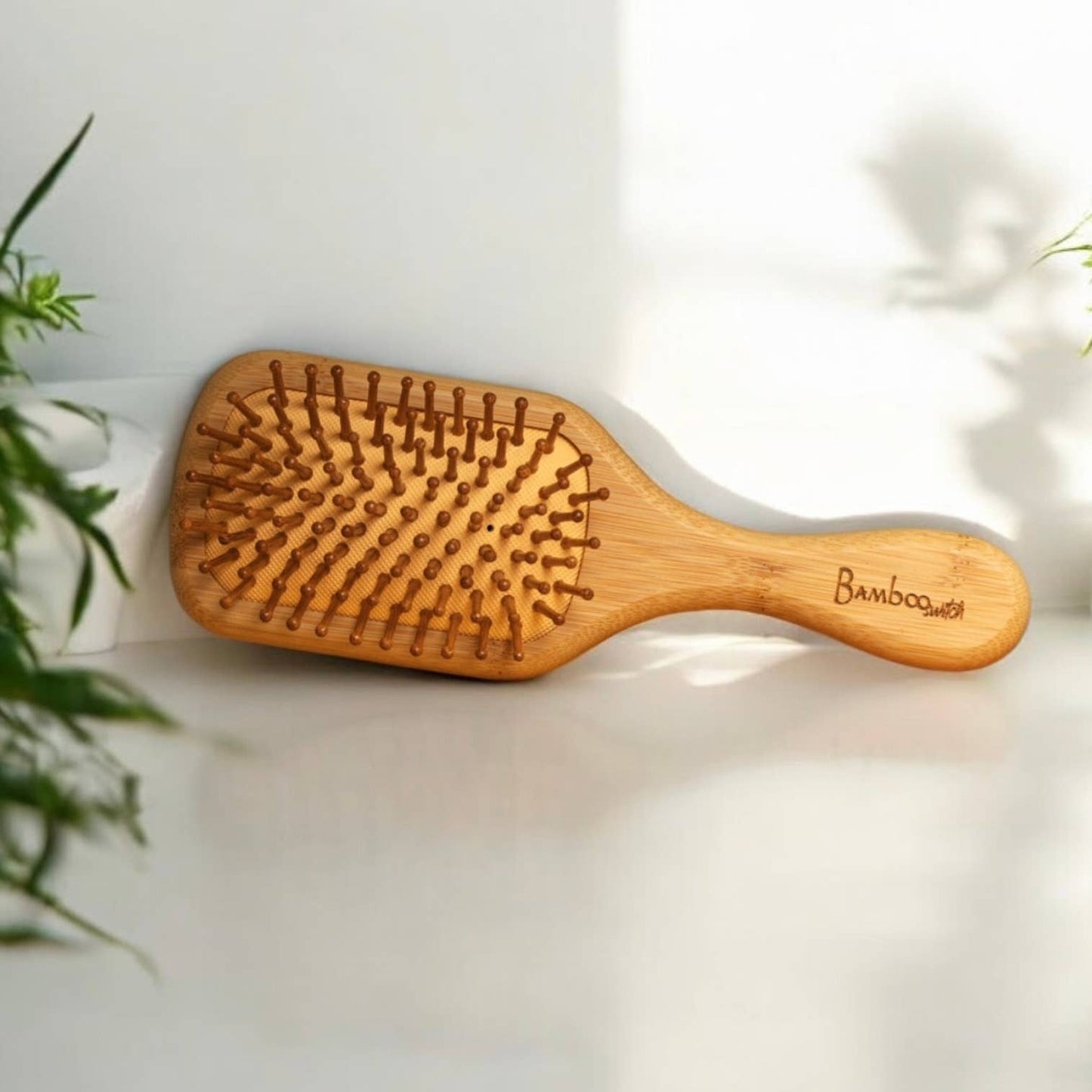 Bamboo Paddle Hairbrush | Small Paddle | Easter
