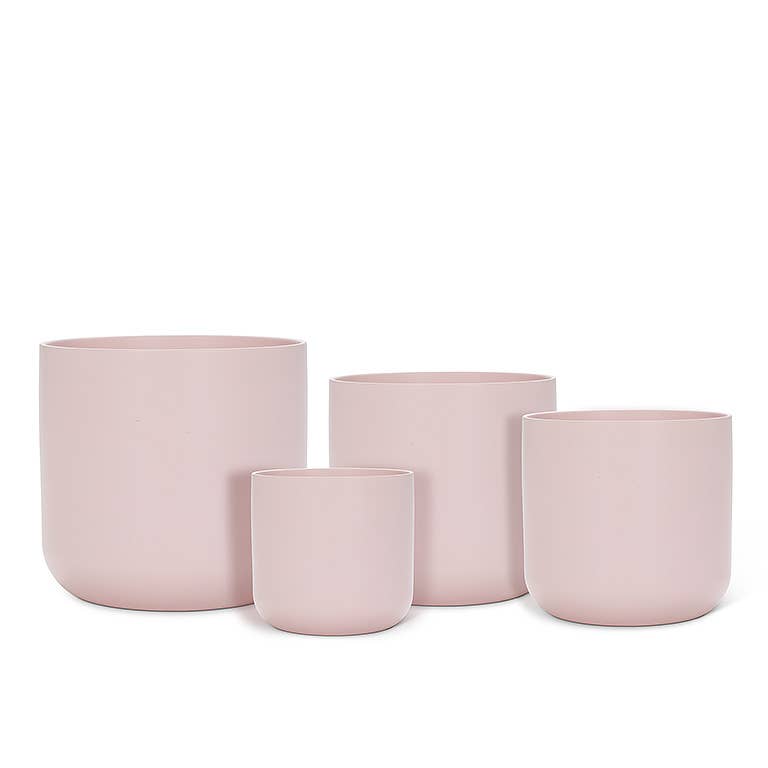Xlg Classic Planter-Pink-8"H
