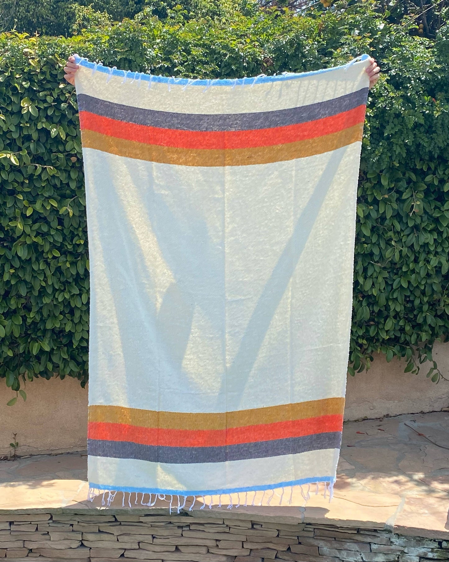 70s - SUSTAINABLE RECYCLED THROW BLANKET