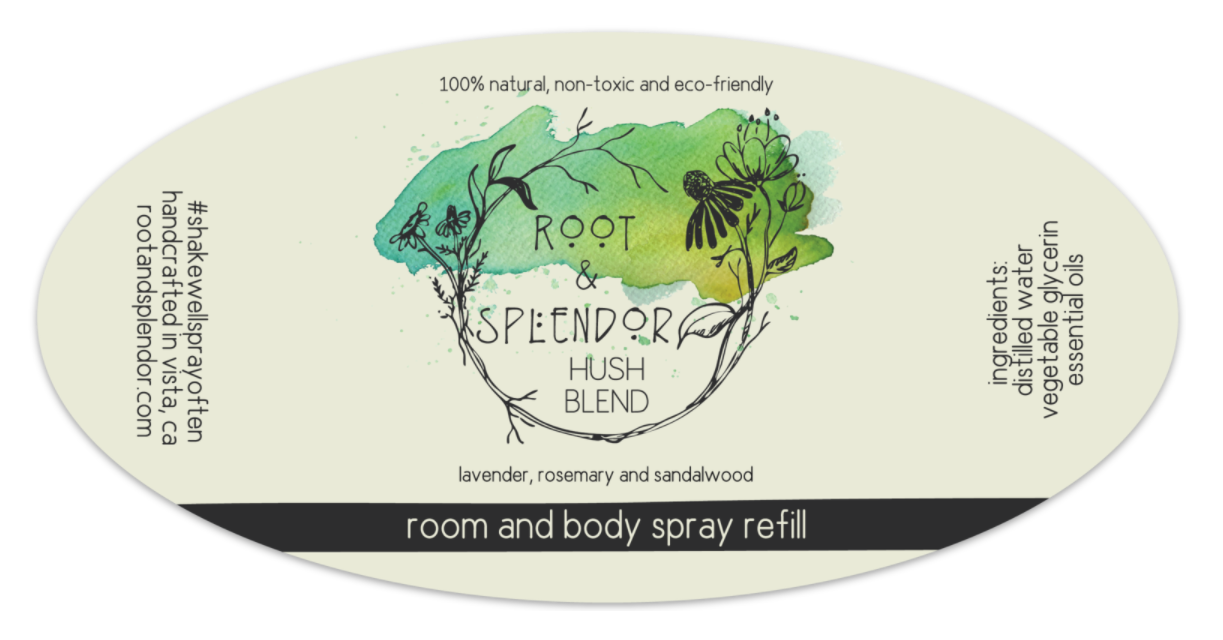 Bulk Room and Body Sprays: Hush bulk refill