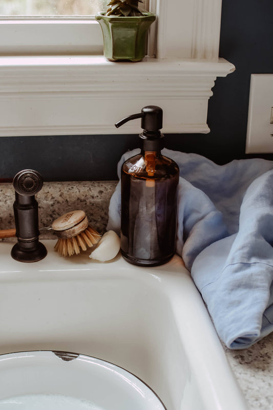 Bottle Pump Top: Silver