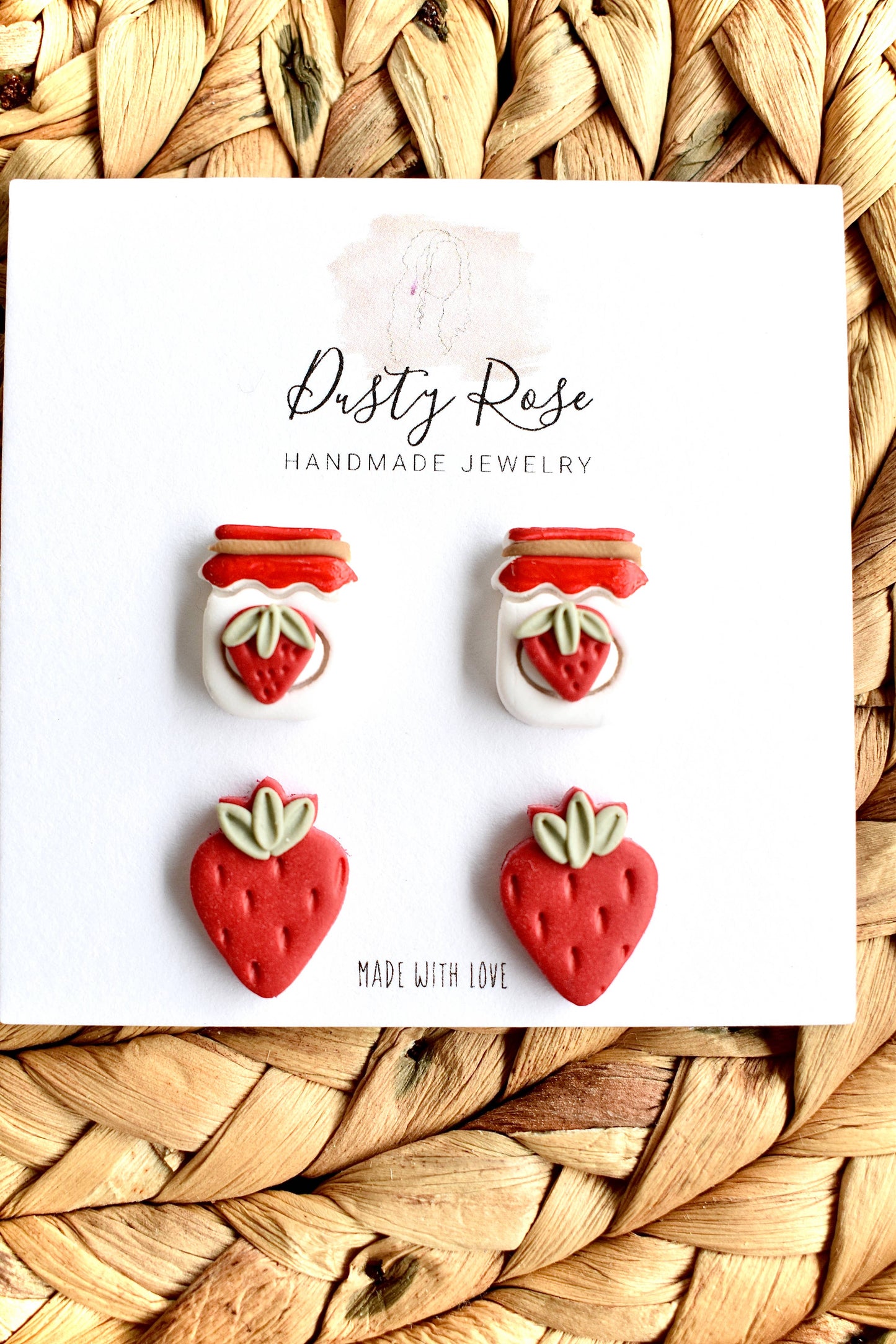 Strawberry Jam Stud Pack