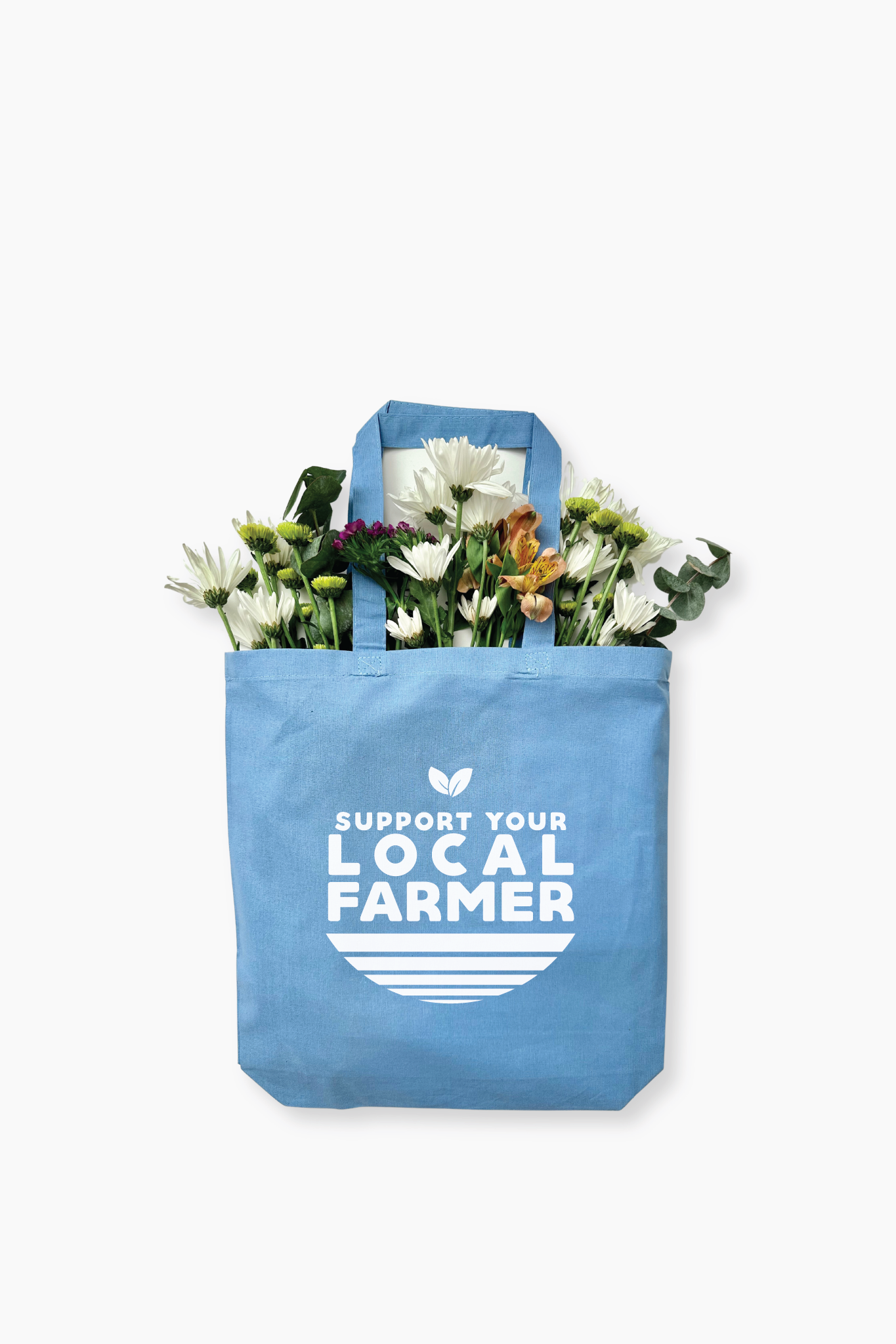 Support Your Local Farmer Eco Friendly Canvas Tote Bag | Reu: RUST