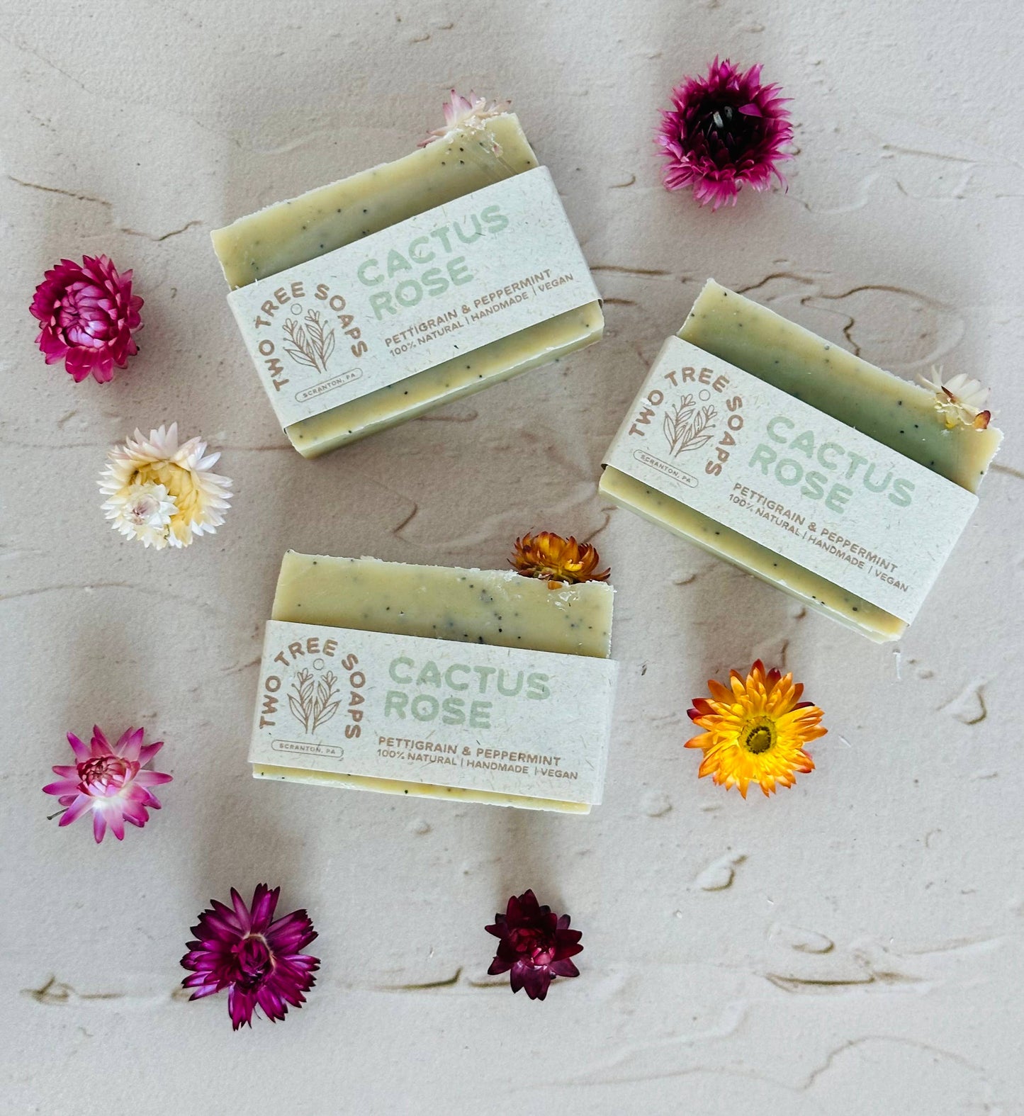Cactus Rose - Natural Handmade Bar Soap