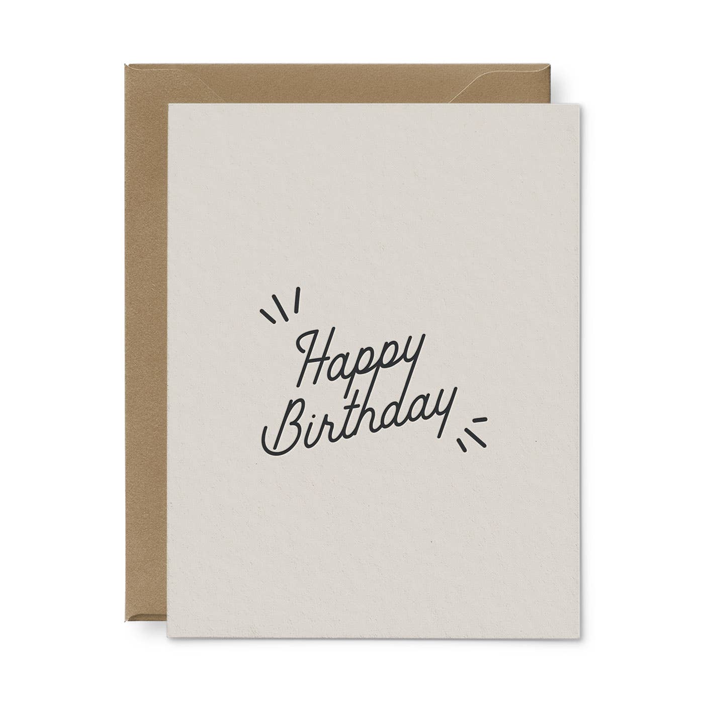 Happy Birthday Lines Greeting Card - Box of 6