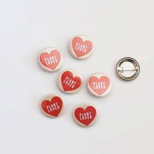 Plant lover button