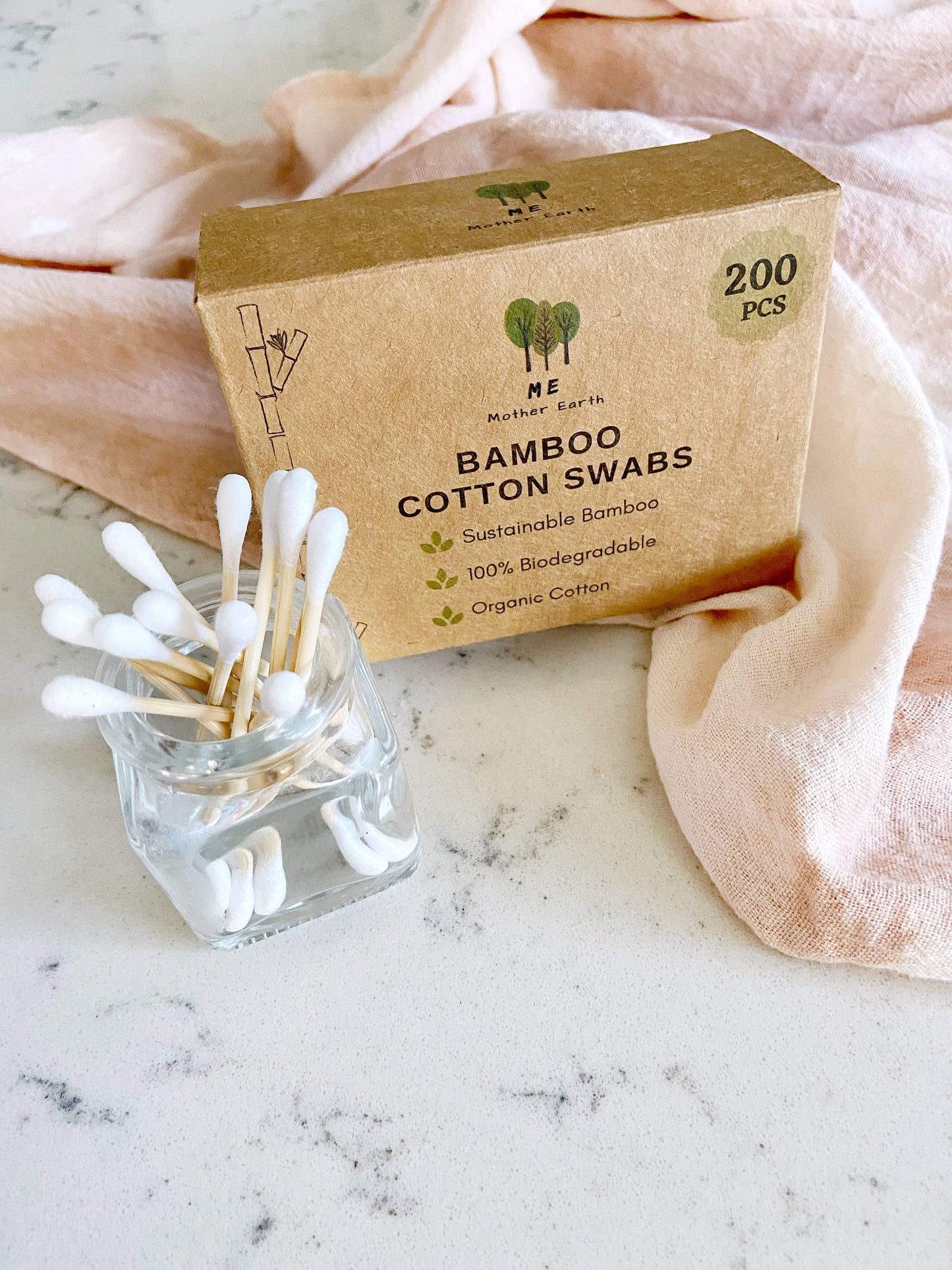 Bamboo Cotton Swabs | Sustainable Toiletries