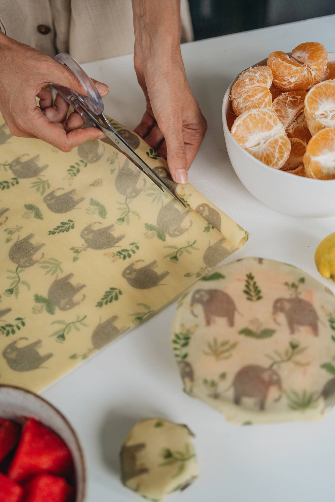 Reusable Beeswax Wrap Roll: Passion Som