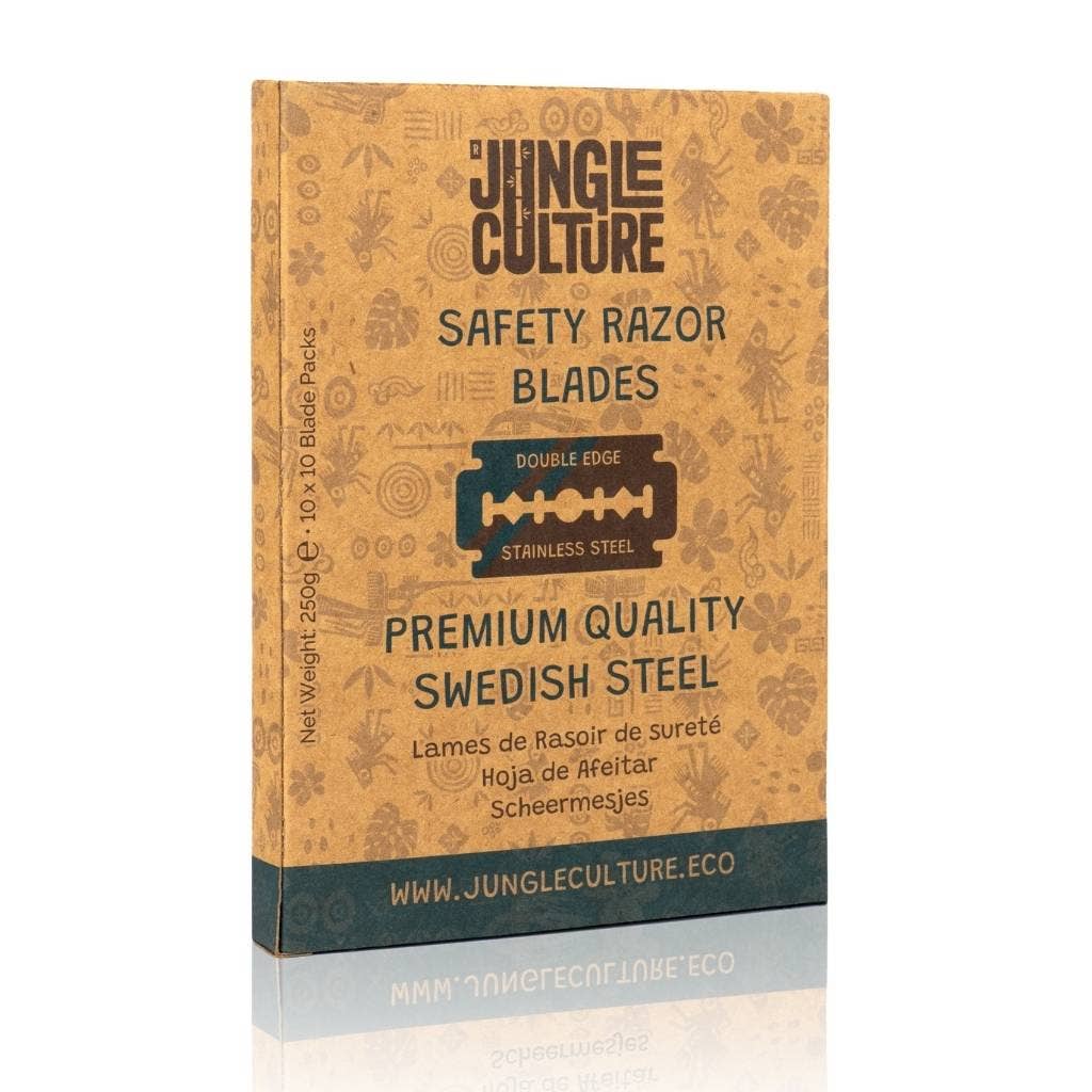 Pack of 10 Double Edge Safety Razor Blades | Jungle Culture: Pack of 10