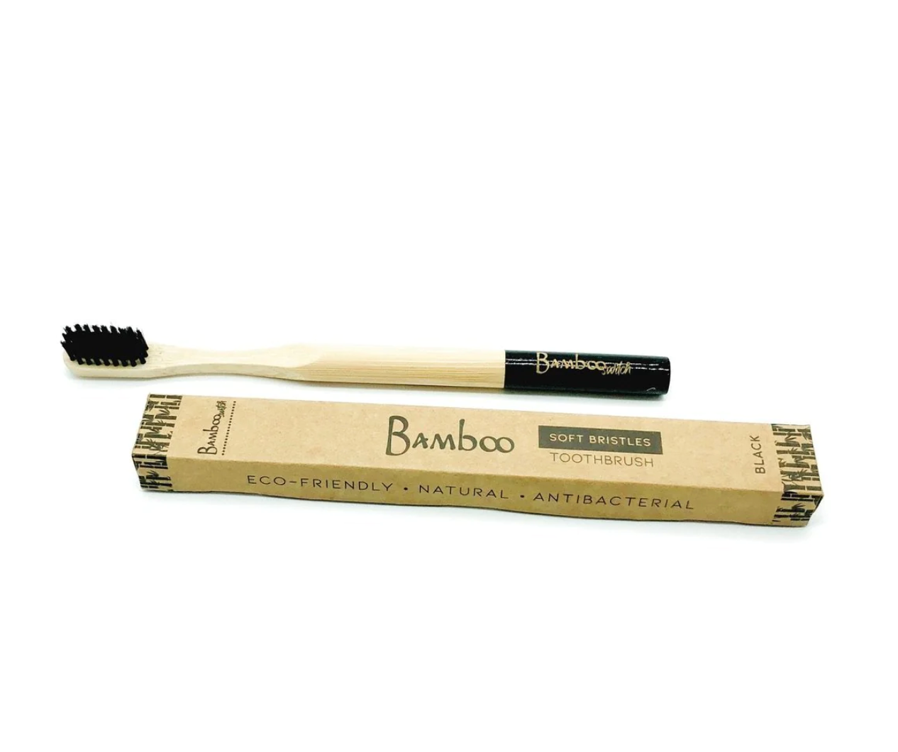 Adult Bamboo Toothbrush : Rainbow