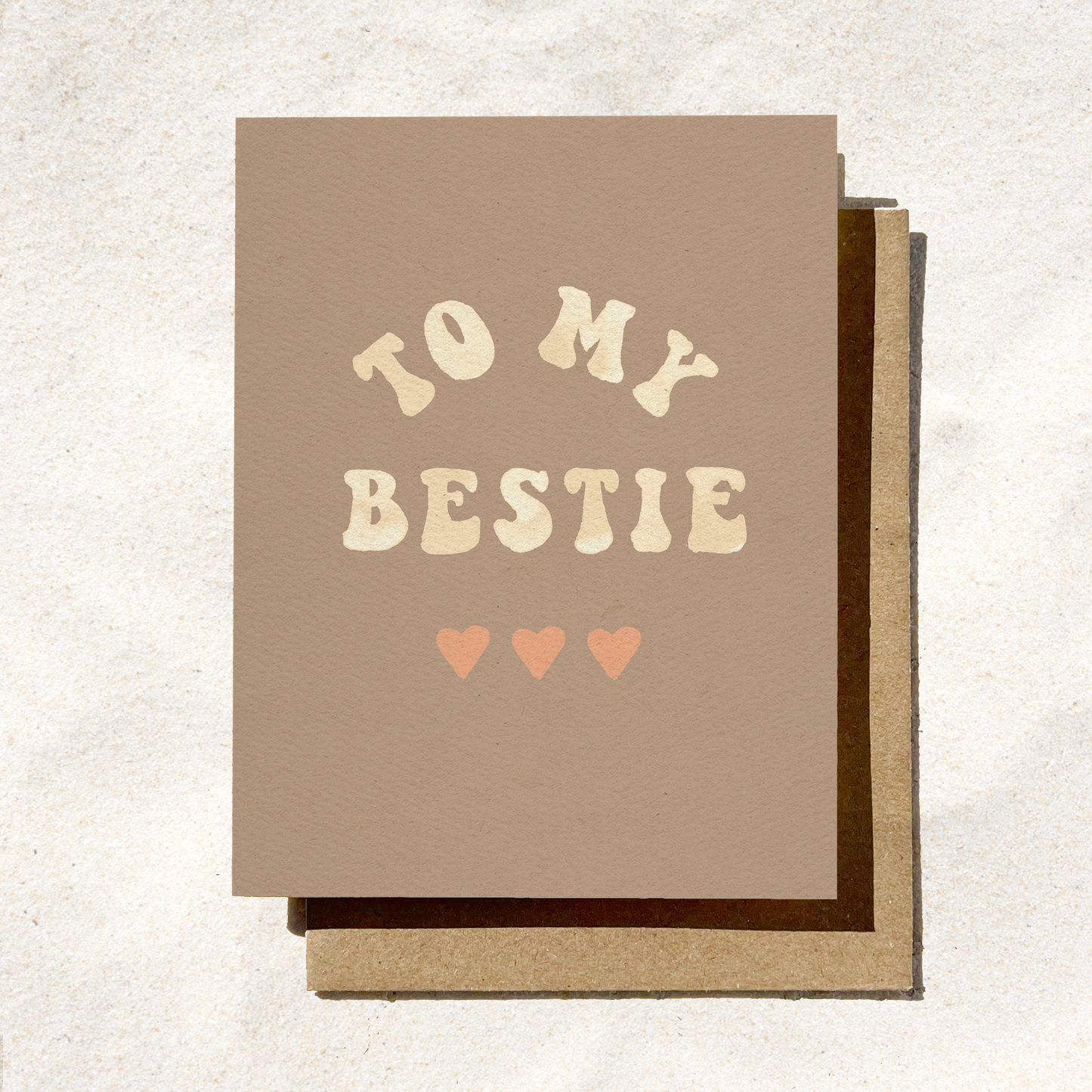 To My Bestie Card | Best Friend Card | Boho Card | Fall