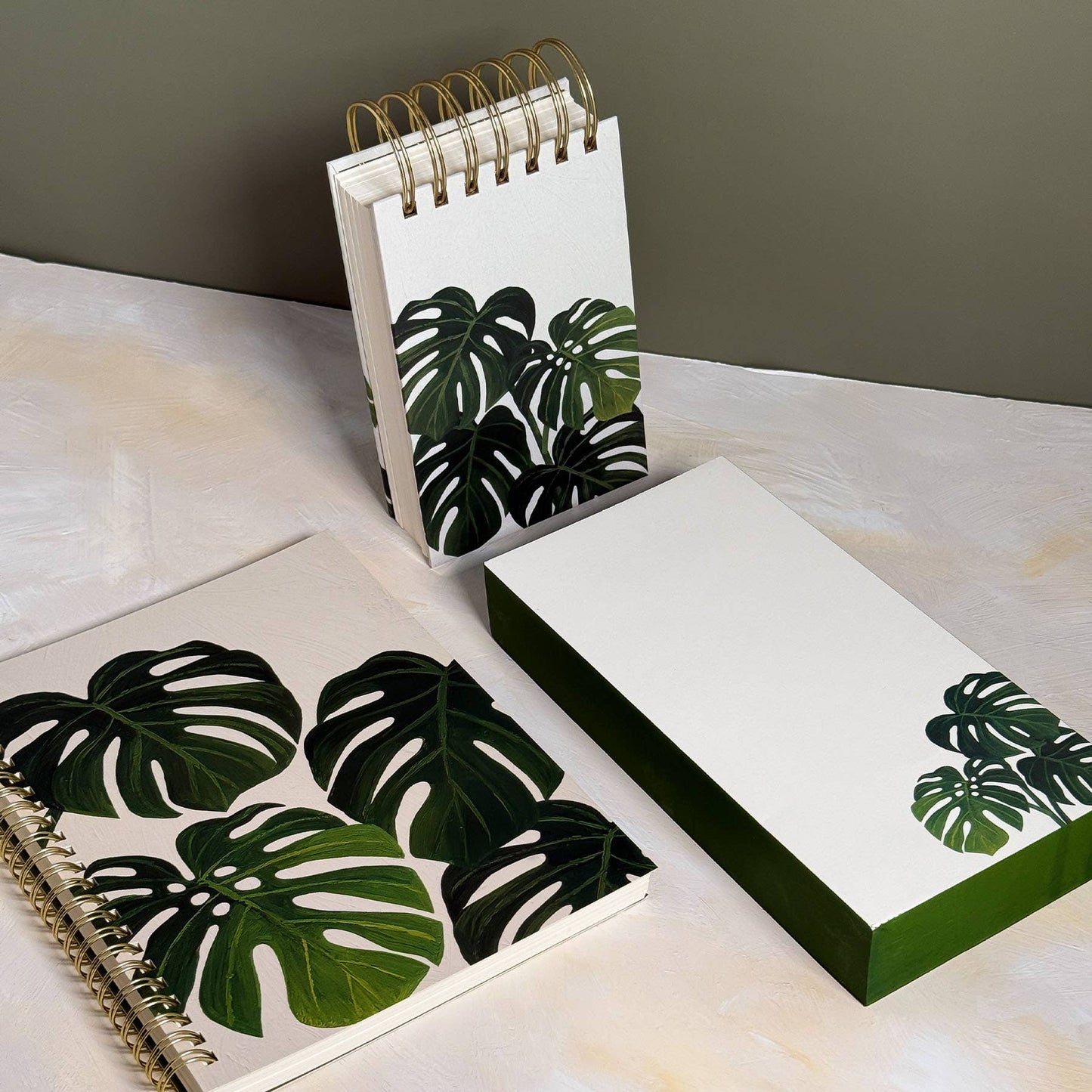 Monstera Spiral Notebook | Summer Gift + Garden Gift