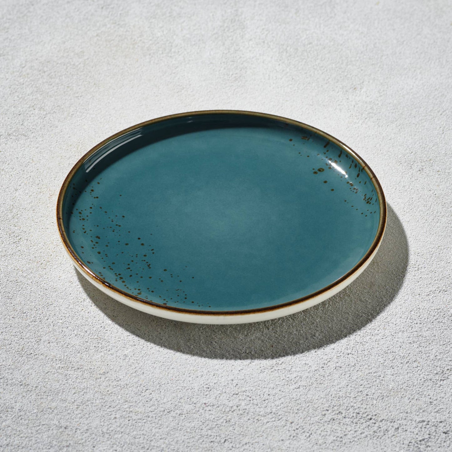 Terra - Round Plate, Dark Blue, 7"