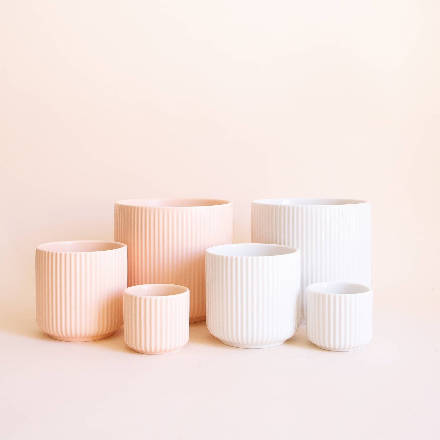 Lucy Pot | White 3" & 4.5": 4.5 inch