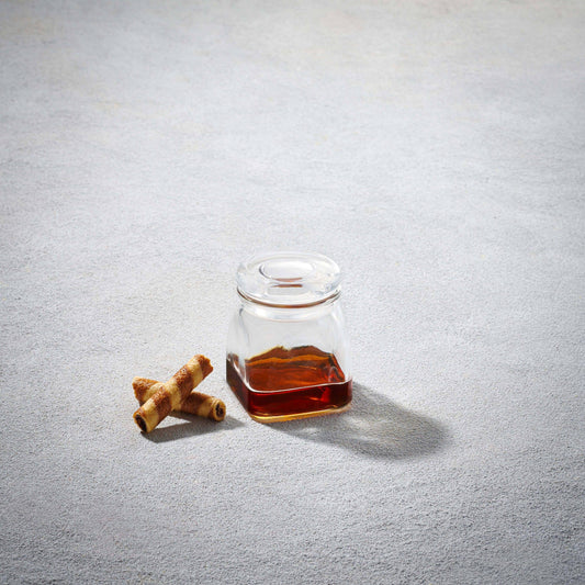 Vikko - Mini Glass Square Jars 3.5 Oz
