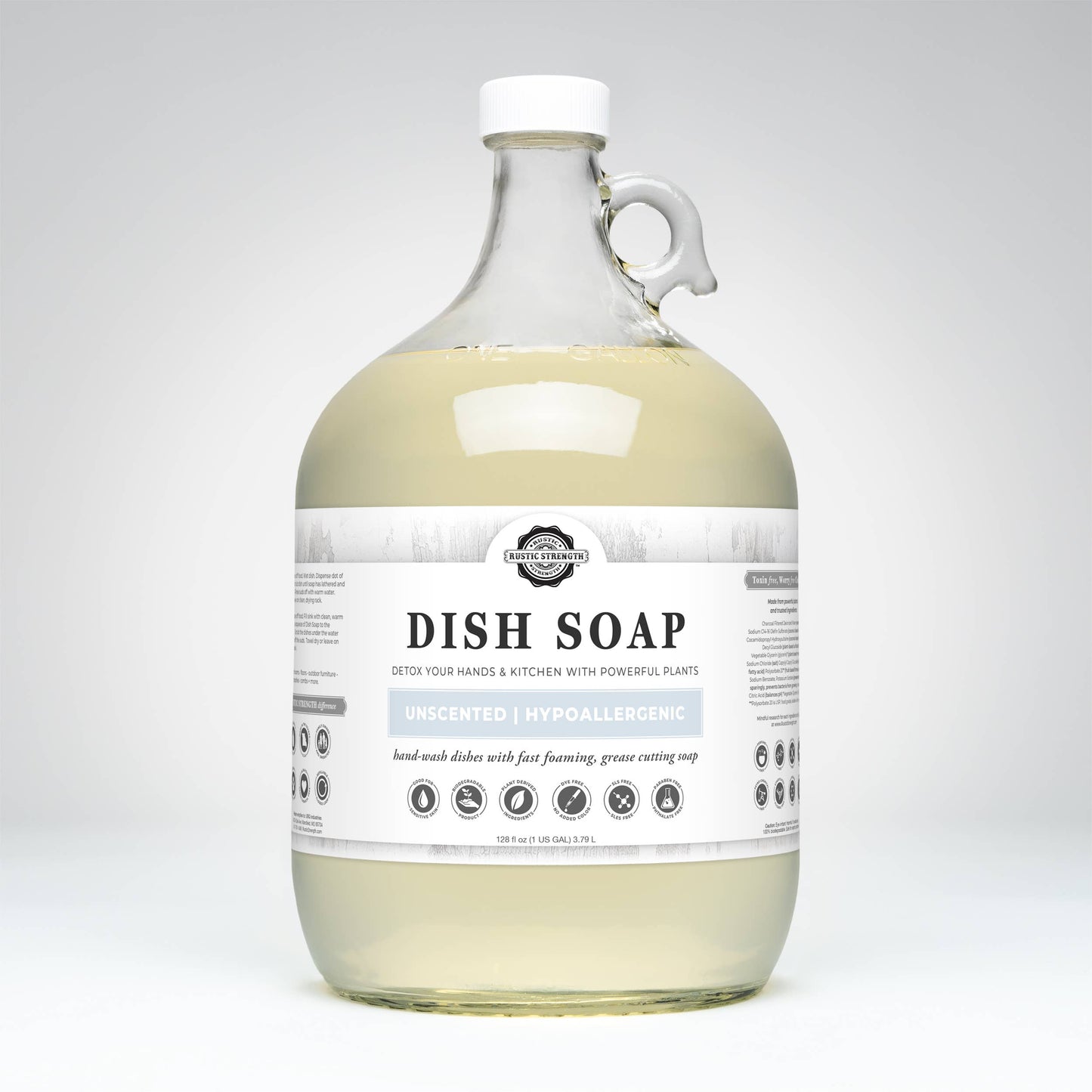 Bulk Refill Dish Soap | Sulfate Free - Soft on Skin | Powerful Cleaner: Lemon/Eucalyptus