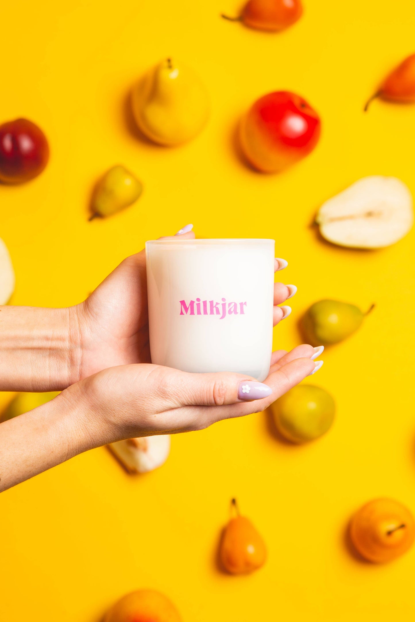 Sunnyside - Pear & Nectarine Coconut Soy 8 oz Candle