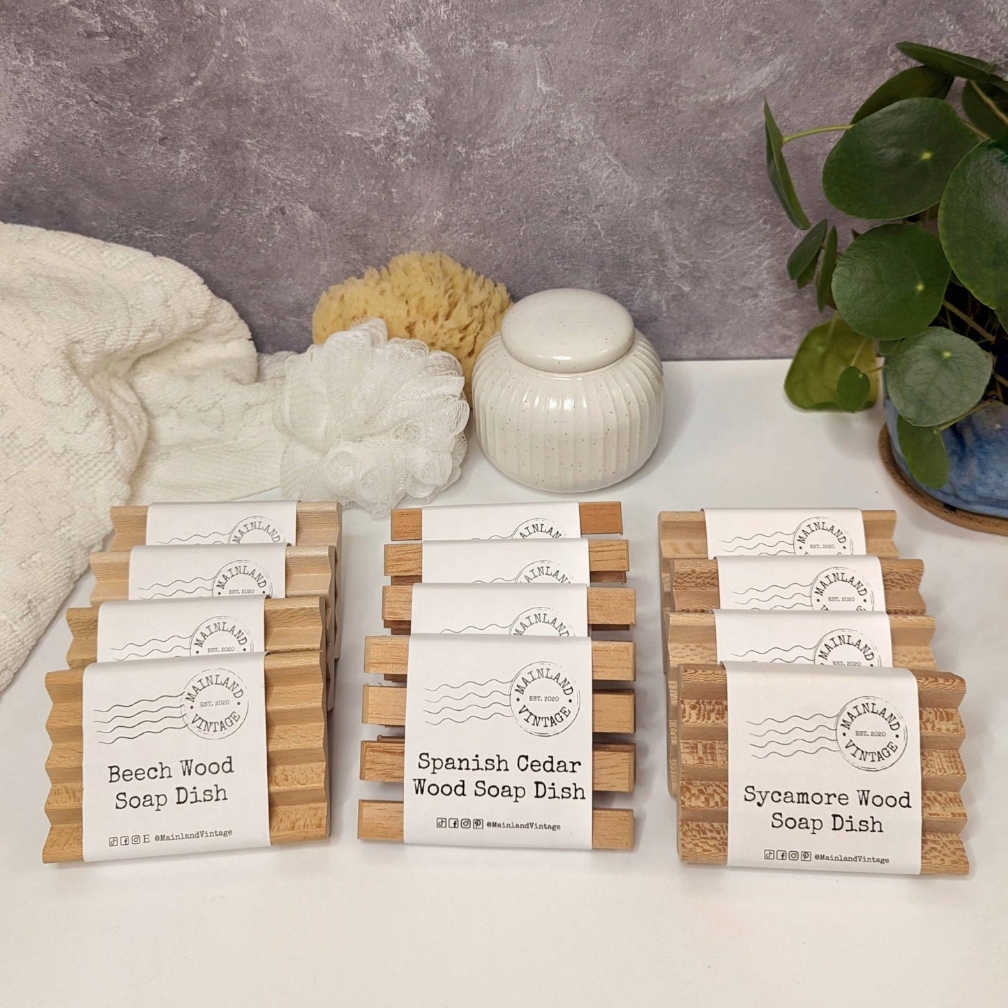 Spanish Cedar Wood Soap Dish