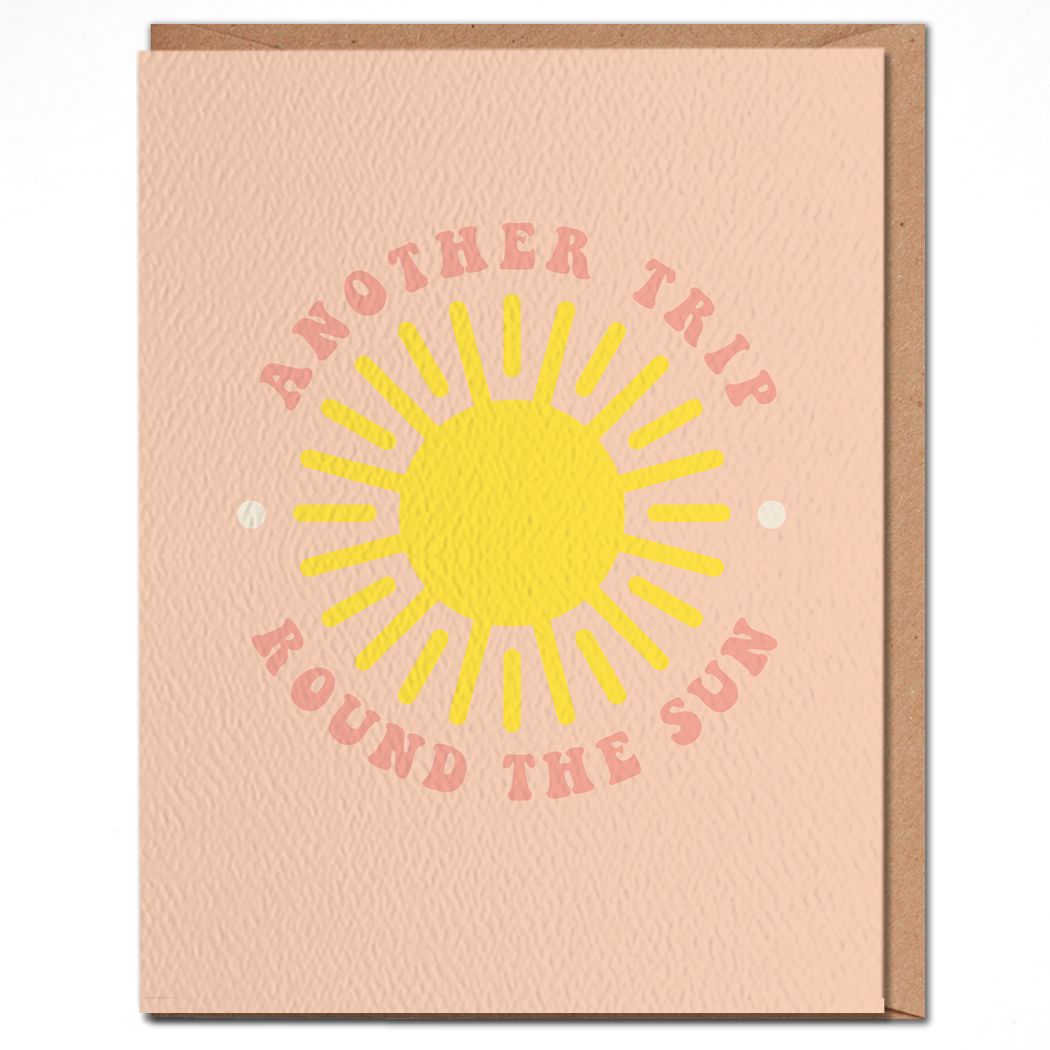 Another trip round the sun card