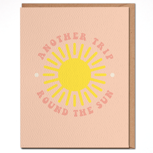 Another trip round the sun card