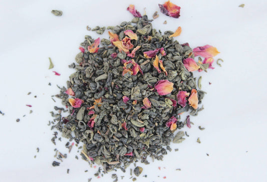 BULK | Gunpowder & Rose Loose Leaf Tea: by the oz