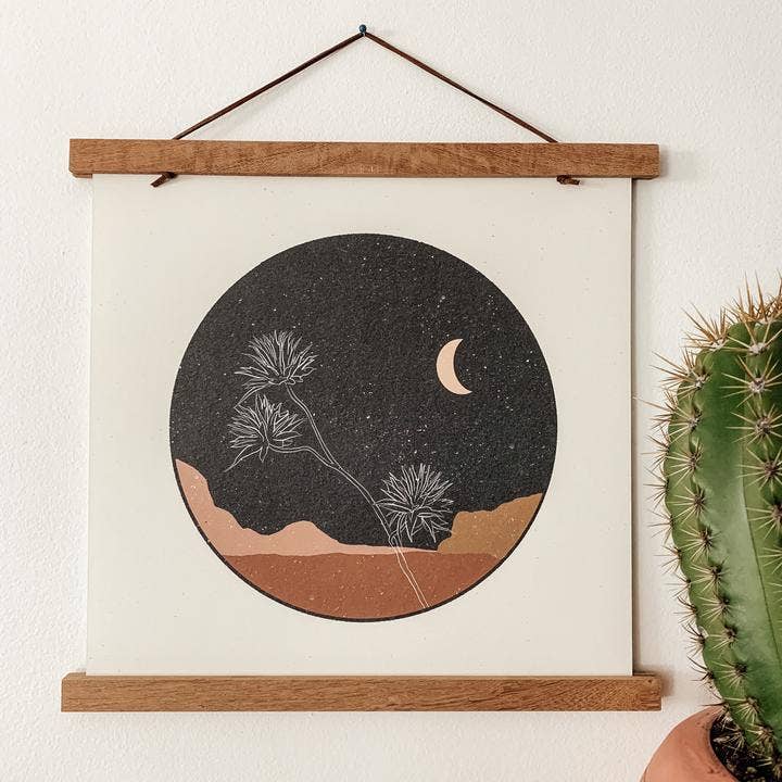 Desert Flower at Night