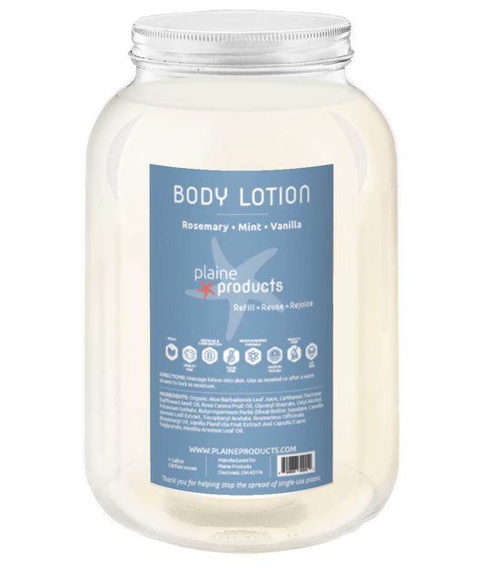 Bulk Plaine Product Lotion Rosemary Mint Vanilla refill bulk