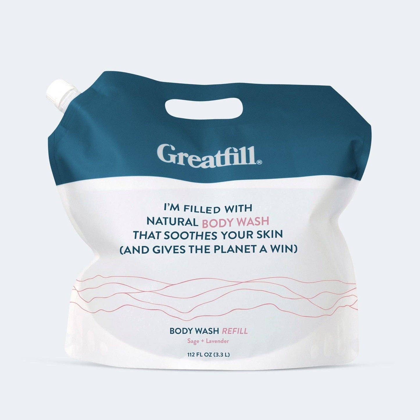 Body Wash Bulk Refill (Large): Sage + Lavender
