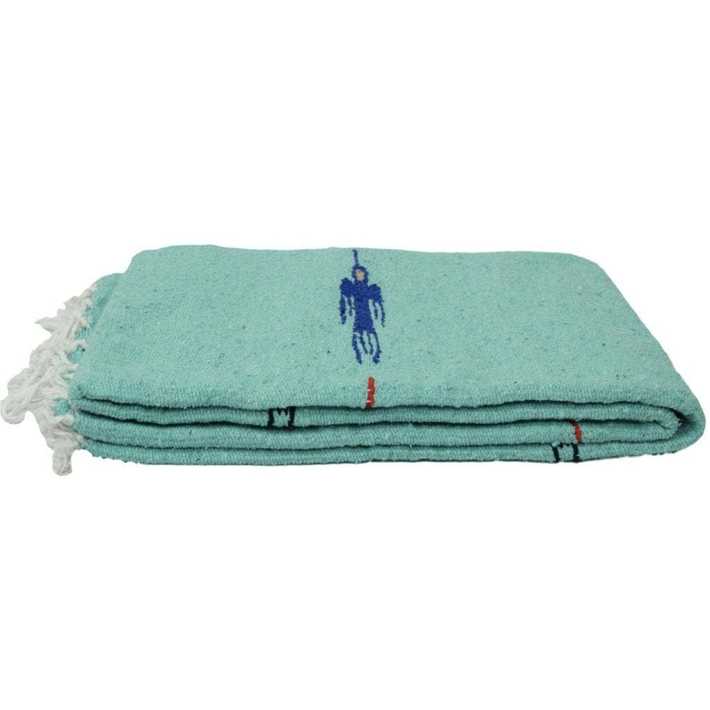 Mint Baja Thunderbird Blanket