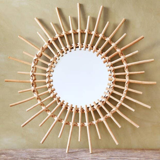 Bamboo Starburst Mirror