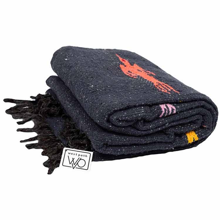 Charcoal Thunderbird Baja Blanket