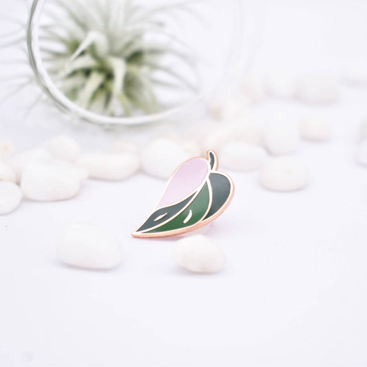 The Pink Princess Philodendron Hard Enamel Pin