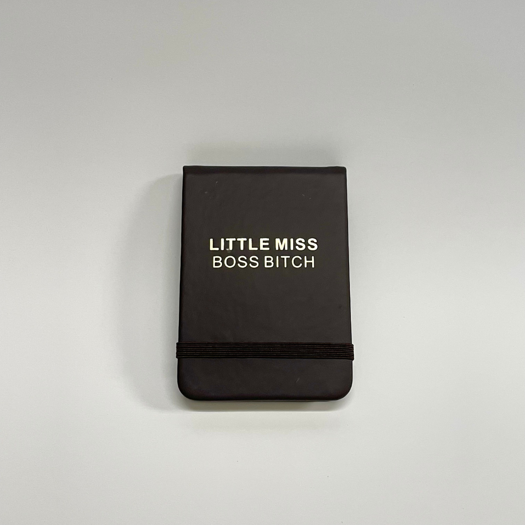 Little Miss Boss Bitch Leatherette Pocket Journal
