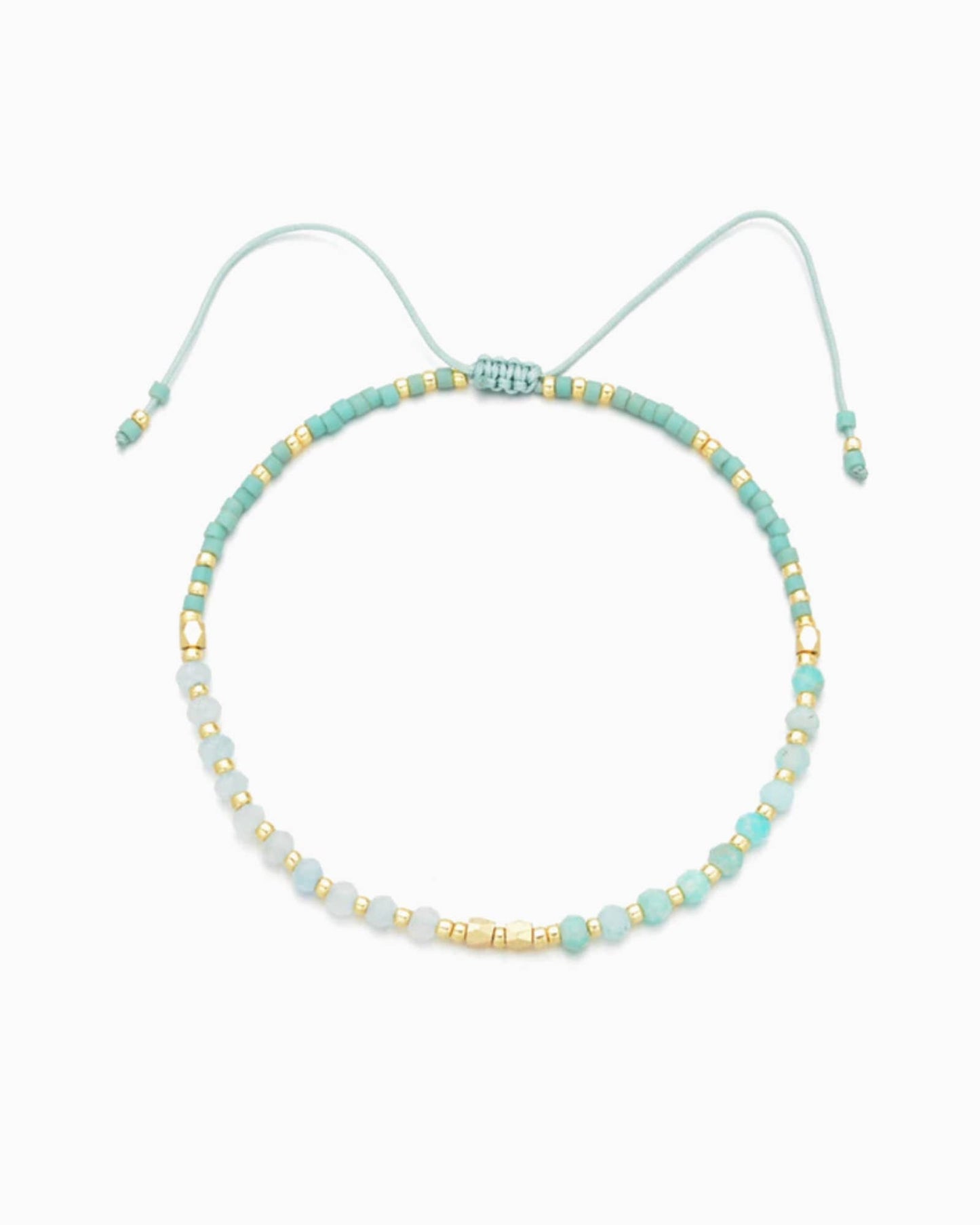 Healing Gemstone Stacking Bracelet, Amazonite