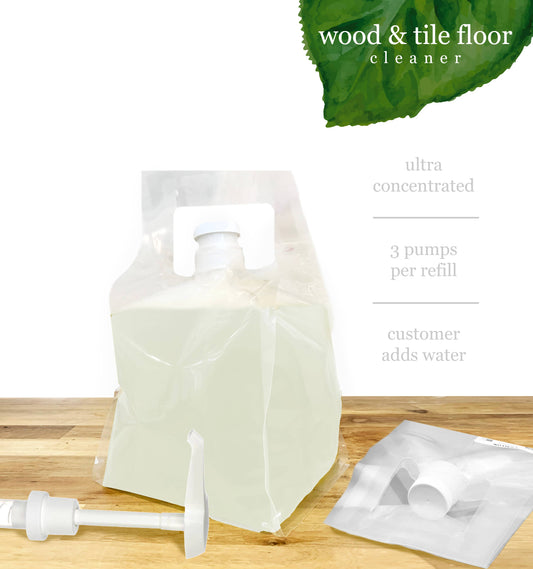 Bulk Wood & Tile Floor Cleaner Concentrate: Rosemary & Lemon / Gallon